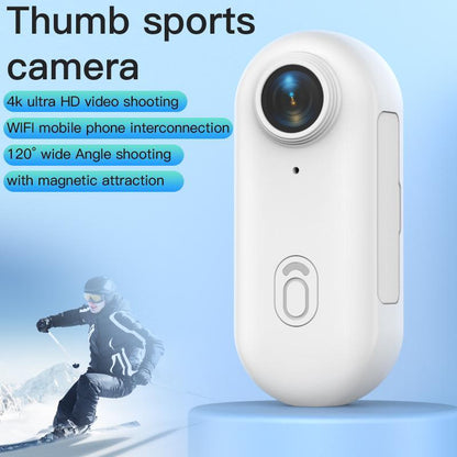 Portable Vlogging Camera, 1080P USB Rechargeable Action Camera, 140 Min Battery Life, 30M Waterproof Camera, Pet POV Camera